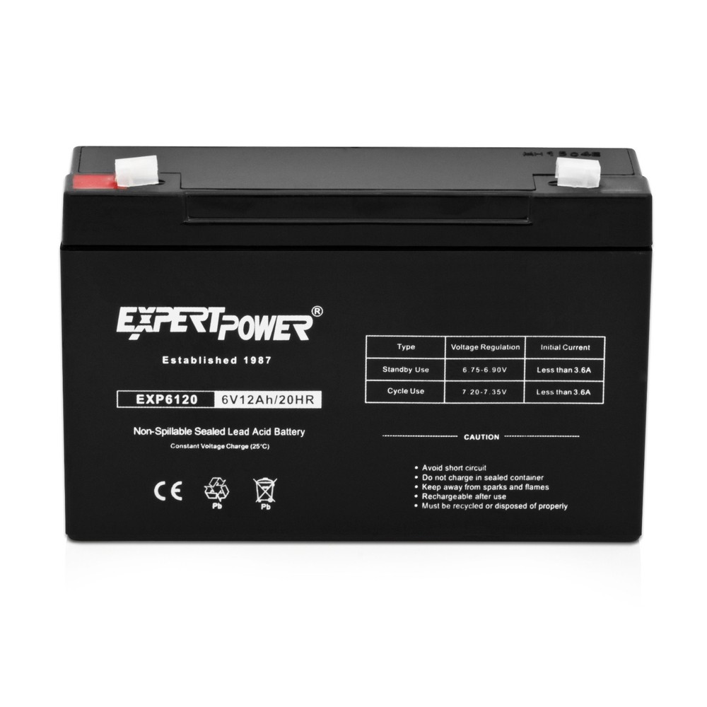 ExpertPower 6Volts 12Ah Replacement Battery for Portalac GS PE6V13