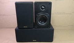 Denon SC-53C Center Speaker w/ Two SC-53S Satellite Speakers **ALL WORK GOOD**
