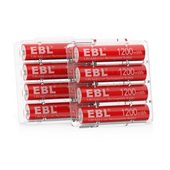EBL 1.5V AA AAA Rechargeable Li-ion Batteries/ Optional 1.5V Charger Lot