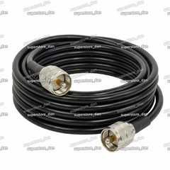 10FT-100FT 50FT RG58 cable coaxial UHF PL-259 Male connector To UHF Lot RF coax