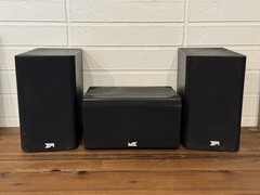 Set of 3 M&K Miller & Kreisel S-85 Satellite Speakers + S-85C Center Speaker