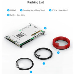 JIKONG Jk Bms 4S 5S 6S 7S 8S Smart Bms 100A 150A 200A 300A Lifepo4 Li-Ion Lto Ba