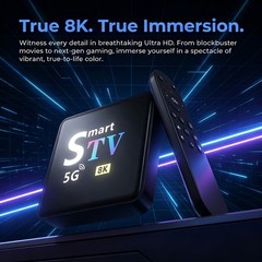 Smart Android 13 TV Box 8K Allwinner H313 2GB+16GB 5G WiFi Streaming