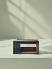 Darla’s Studio 66 CD Holder Wood Crate