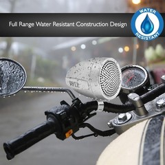 Pyle PLMCA60 300W Motorcycle/ATV Waterproof Speaker & Amp Audio Kit AUX In