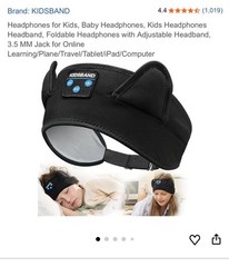 KIDSBAND Kids Headphones Bluetooth Headphones Adjustable Headband for KidsWir…