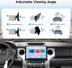 Dasaita 11.6″ Universal 2 Din Car Radio GPS Carplay Android Auto 4G LTE 6+64G