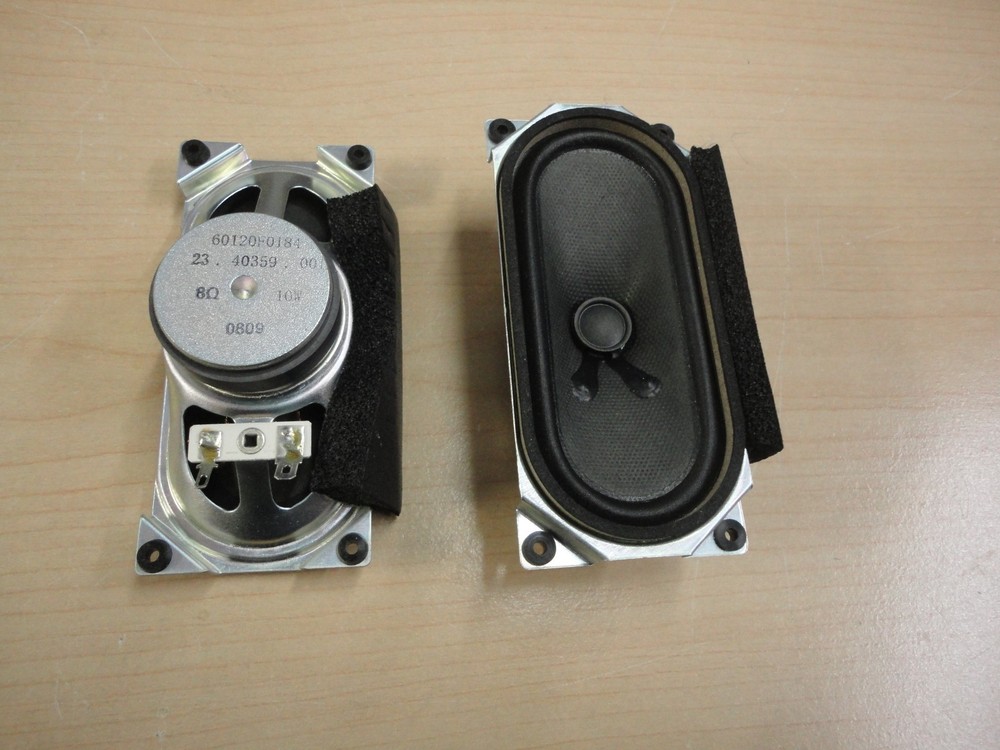 WESTINGHOUSE SPEAKER SET 60120F0184 PULLED FROM MODEL SK-32H540S. 8 OHMS 10W