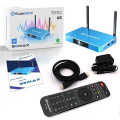 2025 SuperBox S6 Max Media Player Smart Box TV Box No monthly fees
