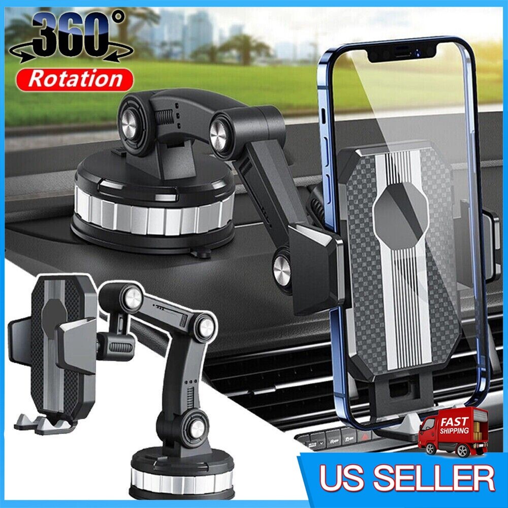 Car Truck Mount Phone Holder Stand Dashboard/Windshield For Cell Phone Universal