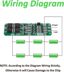 4pcs 3S BMS Protection Board for 18650 Li-ion Batteries – 12.6V 20A Safety Mo…