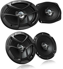 JVC CS-J6930 6×9″ 400W 3-Way + JVC CS-J620 6-1/2″ 300W 2-Way Car Audio Speakers