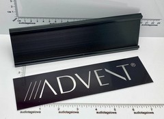 Advent Desk Sign – Custom Silver Aluminum