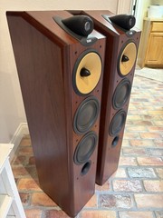 $$$ AWESOME B&W CDM 9NT FLOOR-STANDING SPEAKERS IN CHERRY WOOD $$$