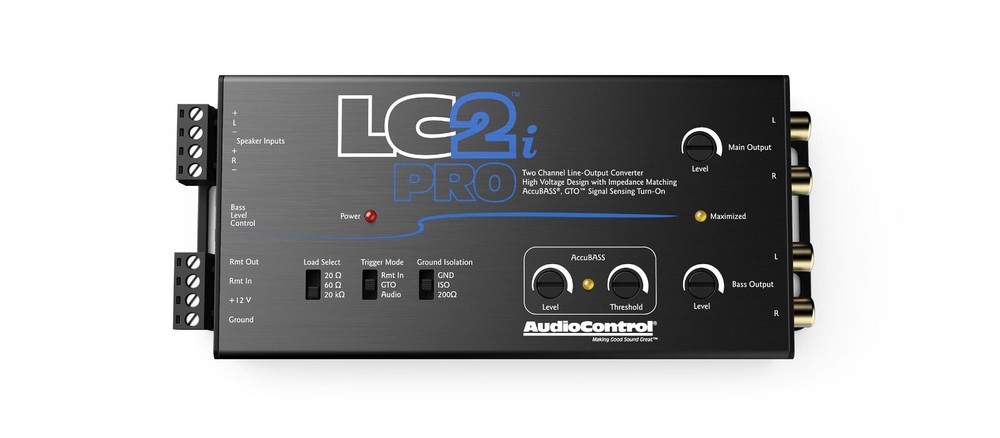 AUDIO CONTROL LC2i Pro 2 channel line out converter with accubass®