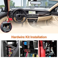 Universal Dash Cam Hardwire Kit Mini Type C Hard Wire Cable Fuse for Car SUV DVR