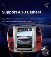 Used Android 14 Car Radio GPS Navi Carplay Display For Toyota Land Cruiser LC100
