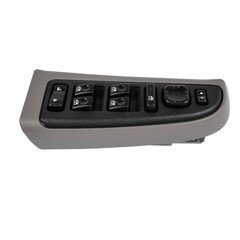 Door Lock and Power Window Switch & Gray Bezel Assy for GMC Sierra 1500 2500 HD