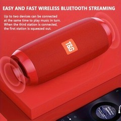 Bluetooth Speaker Wireless Portable Waterproof Outdoor Loud Stereo Bass USB FM