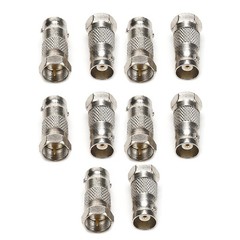 Zinc alloy+Copper BNC Female to F Type Male Adapter Durable Repalcement Parts