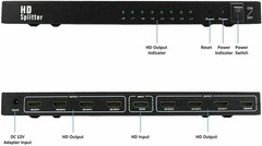 4K HDMI Splitter 1 in 8 Out, Powered 8 Port hdmi splitters Multi Monitor Outputs