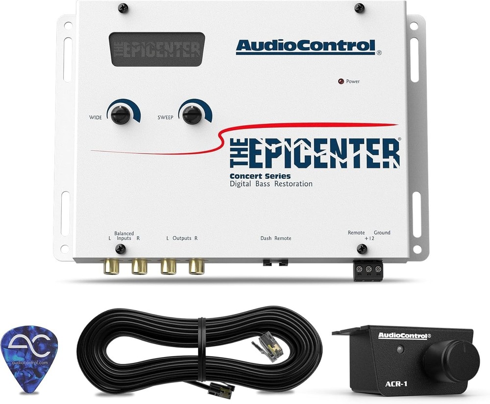 AudioControl EPICENTER Bass Restoration Processor w/Remote, ParaBASS, White