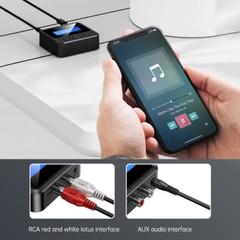 Bluetooth 5.0 Transmitter Receiver EDR Wireless Adapter USB Dongle 3.5mm AUX RCA