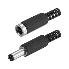 1~20pcs DC Power Plug Adapter Male Female Socket Jack Cable Connectors 5.5×2.1mm