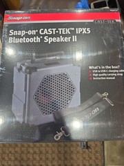 #5706 New Snap On CAST-TEK IPX5 Bluetooth Speaker II SSX25P152 *SEALED*