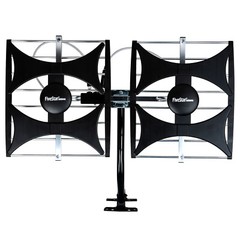 Amplified HDTV Antenna UHF VHF 200 Mile 4K 1080P Indoor Outdoor FM + Cable/Pole