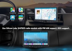 UX7SK Plus 2 DIN 10.1″ QLED 6+64GB Android 14 Car Stereo System CarPlay GPS DSP