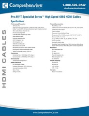 HDMI CABLE CERTIFIED ULTRA HIGH SPEED 2.0 4K for HDTV PC LAPTOP GAMING