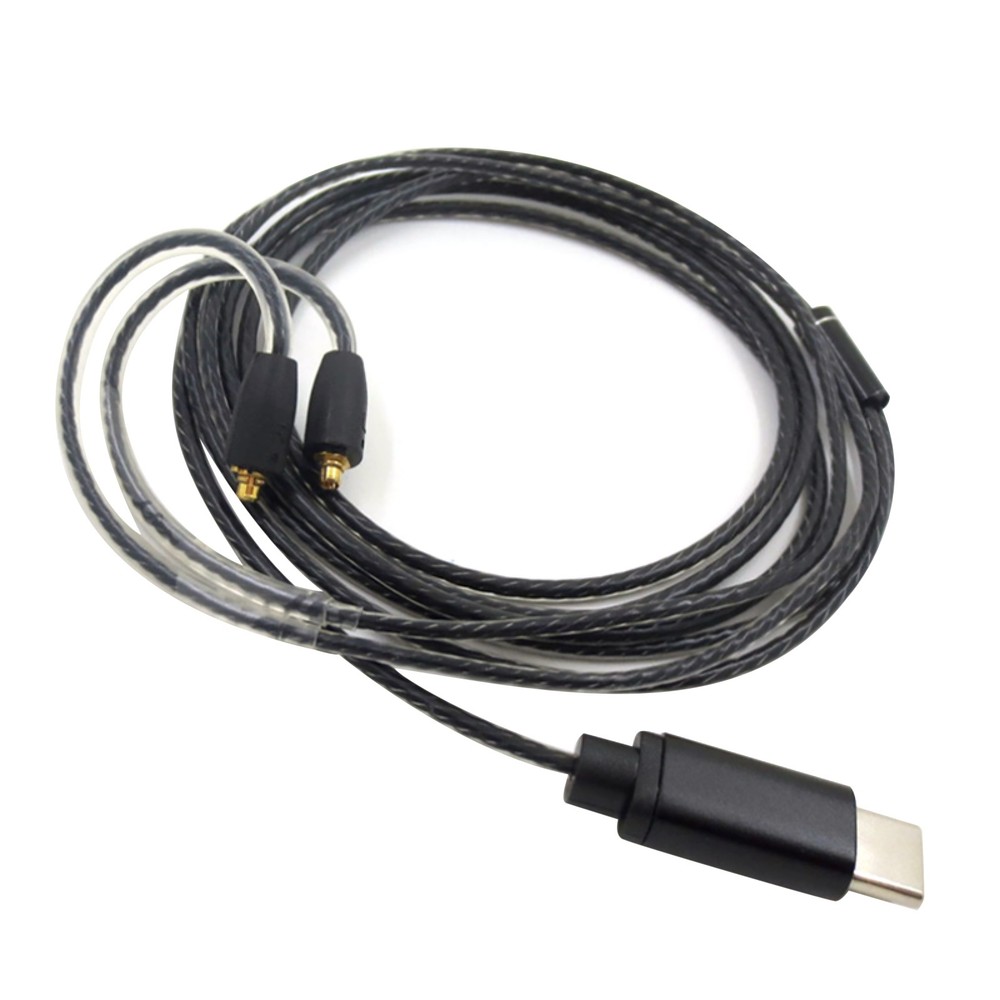 4ft MMCX To USB C Audio Earphone Cable for Shure SE215 SE315 SE425 SE535 SE846 f