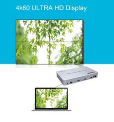 4K 60hz 3×1 1×2 1×4 2×2 HDMI Video Wall Controller Vertical Screen 4 TV Splicer