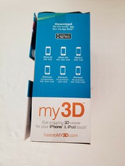 3D Viewer for iPhone and iPod touch Hasbro Black MY3D Eye Popping 3D NIP