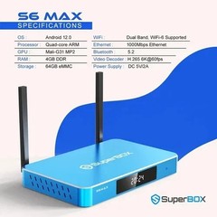 2025 SUPERBOX S6 MAX – 20% OFF SALE! 💥 FREE USA SHIPPING – LIFETIME SUPPORT