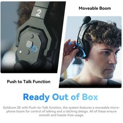 Hollyland Solidcom SE Global Full-Duplex Wireless Single-Ear Remote Headset (2.4