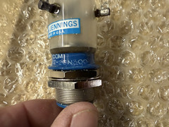 ITT Jennings Vacuum Relay RB1E-26N300 DPDT Vacuum Relay 26.5vdc 120 Ohms