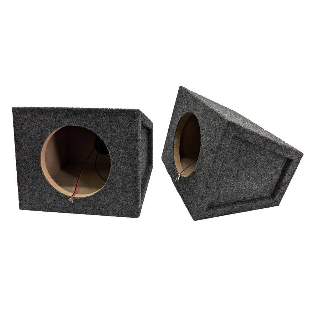 SDX 6.5″ Wedge Speaker Enclosure w. Internally Pre-Wired Fast-On Terminal(Pair)