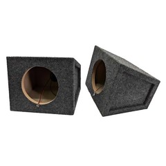 SDX 6.5″ Wedge Speaker Enclosure w. Internally Pre-Wired Fast-On Terminal(Pair)