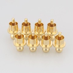 16PCS Gold Plated RCA Caps Plug Short-Circuit Shielding Socket Protect Cover US