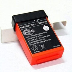 2-X BA225030 1500mAh 6V Ni-Mh Battery For HBC Crane Remote Pump Truck Battery