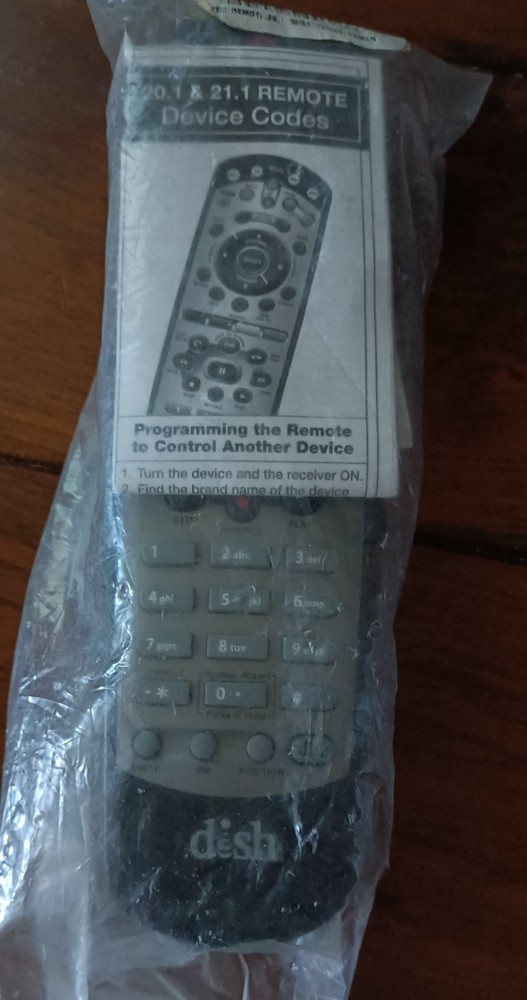BRAND NEW Replace IR Remote for Dish Network 20.1 Satellite Receiver SAT TV DVD
