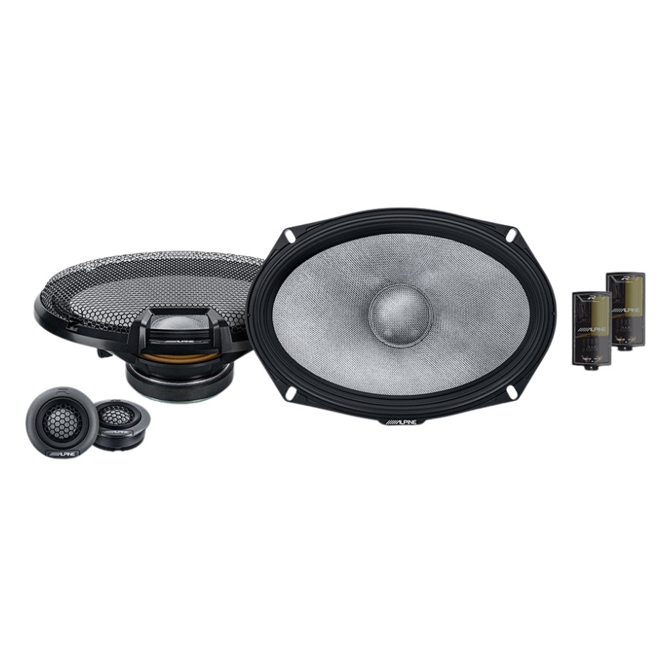 Open Box Alpine R-Series R2-S69C 6×9″ 2-Way 300W Component Speakers
