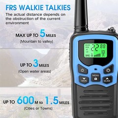Long Range Walkie Talkie 2/4Set 100 Mile Two Way Radio Charge Headset Waterproof