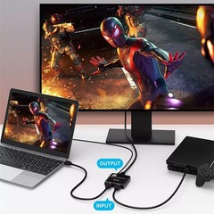 2 Port 8K DisplayPort Switch Splitter 1×2 2X1 Bi-Direction DP Switcher Converter
