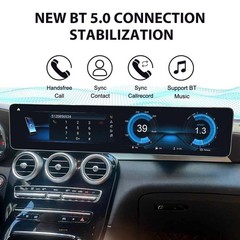 Car Radio Wireless Android Auto CarPlay 128GB For 2019 Mercedes-Benz GLC C-Class