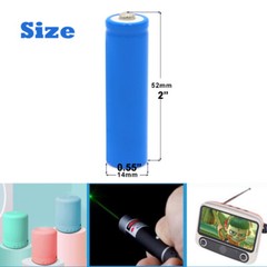 3.7V Rechargeable Battery Button Top 1200mAh Capacity Lithium Cell Battery – AA