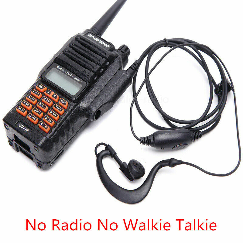 Waterproof Headset Earpieces Earphone For Baofeng UV-9R UV-9R PRO UV-9G Radios