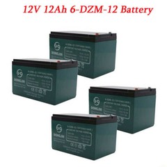 12V 12Ah 6-DZM-12 Battery 6-DZF-12 Replace Go Kart ATV Scooter 6-DMF-12